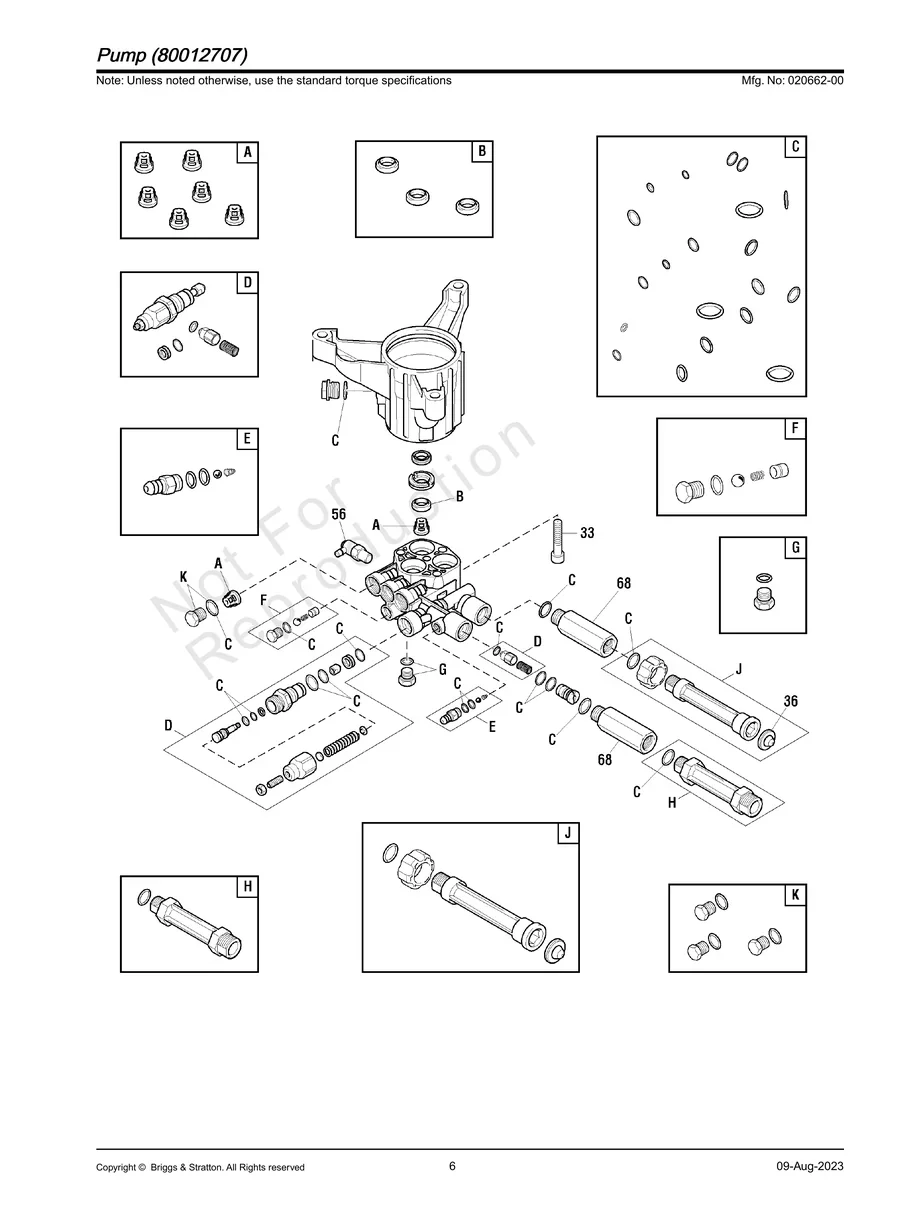 BRIGGS AND STRATTON, 020662-0, IPL.6